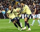 Aston Villa v Arsenal: Premier League – live