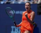 Aryna Sabalenka begins US Open title defence with victory against Camila Osorio