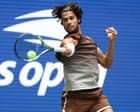 US Open 2026: Alcaraz wins in straight sets on return while Sabalenka also progresses – live