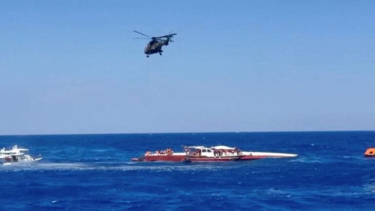 TRT World – Eight dead, 18 missing after passenger ferry capsizes off TRNC