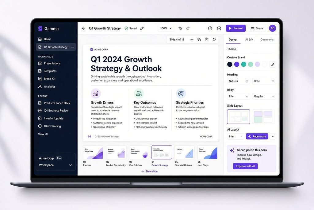 Gamma App 5 Free AI Tools That Do 90 of Your Daily Work