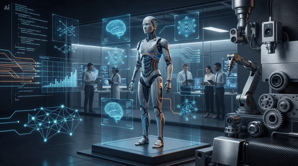 Humanoid robot representing the rise of physical AI