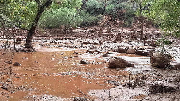 More than 20 may be missing after flash flood in US Grand Canyon