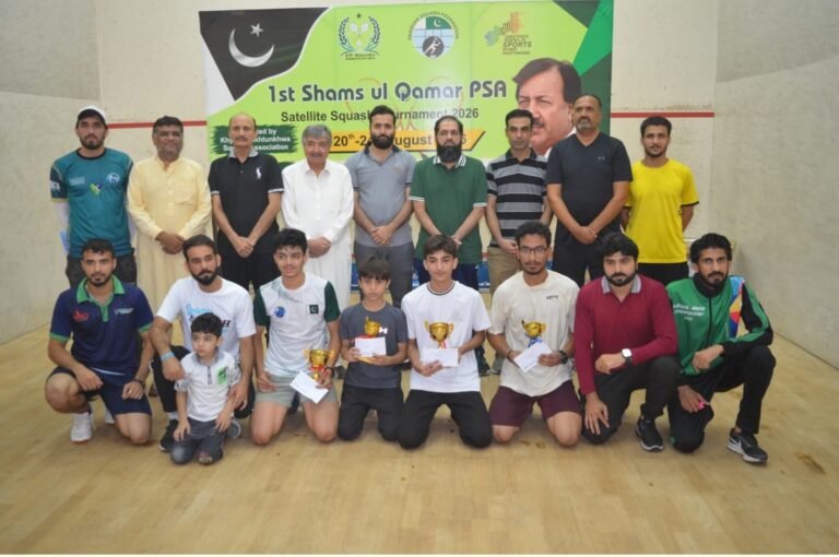Fawad claims KP junior squash title