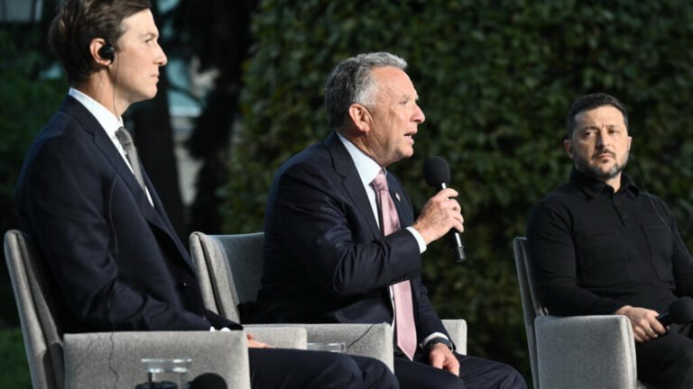 US envoys bring ‘more effective’ Ukraine peace proposals to Kyiv, official says