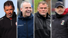 Who will replace Declan Devine as Glentoran manager?