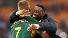 South Africa finish strongly to take 2-1 series lead against All Blacks