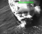 US military says it struck three Iranian tankers after American warships came under missile attack
