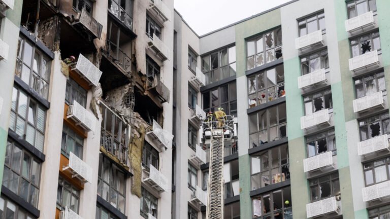 At least 12 killed and over a dozen injured in Russian strikes on Kyiv