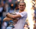 Alexander Zverev claims first US Open after four-set battle with Ben Shelton