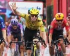 Vuelta a España: Matthew Brennan rounds off famous five with sprint success