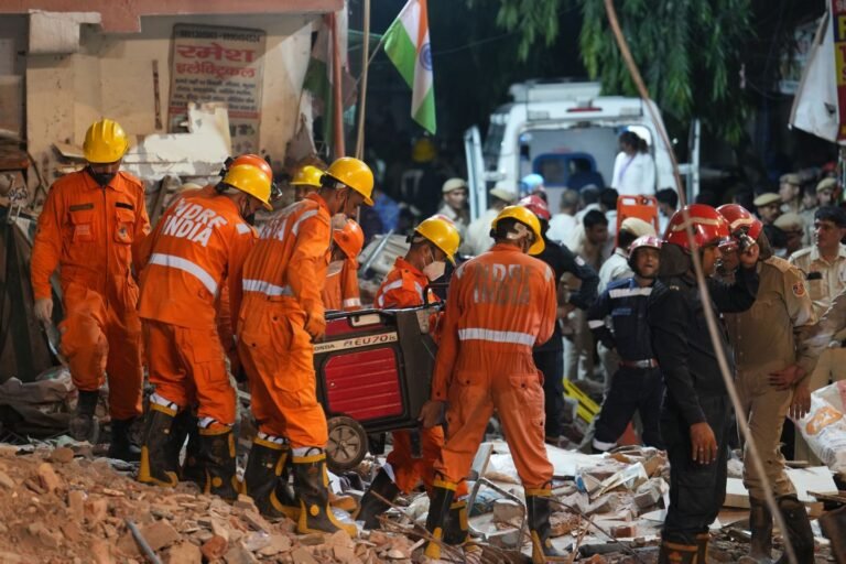 TRT World – Five killed, several trapped as building collapses in Indian capital New Delhi