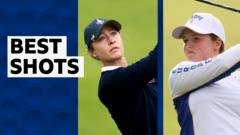Woad & Korda lead best shots from Solheim Cup day one