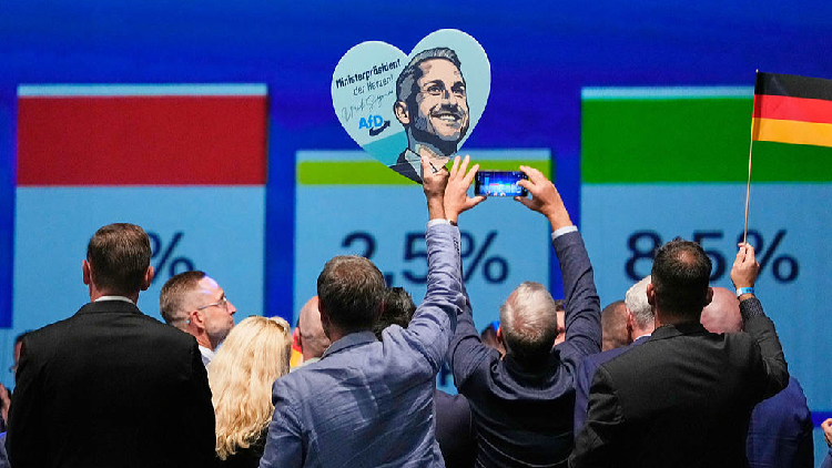 Far-right AfD scores record win in German state election