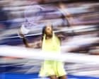 Dogs, bands and pre-match outfits: best images from the US Open tennis 2026