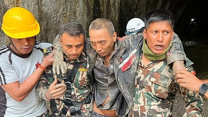 Two people pulled alive by Nepal's search and rescue team 10 days after devastating flash floods