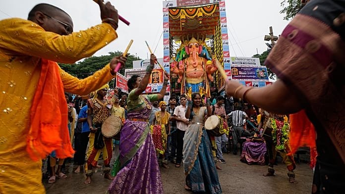 Devotees flock to Mumbai and Hyderabad as Ganesh Chaturthi begins