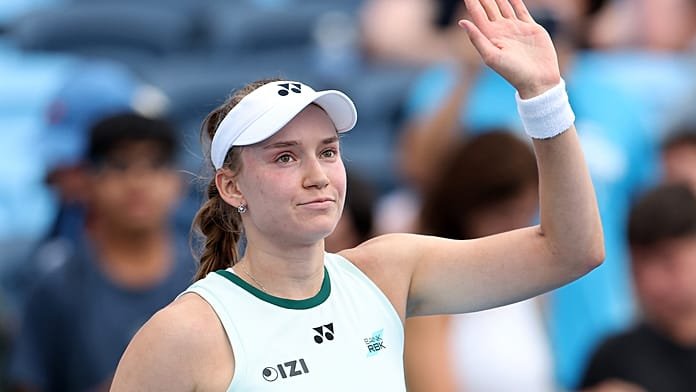 Rybakina tops WTA live rankings as US Open gets underway