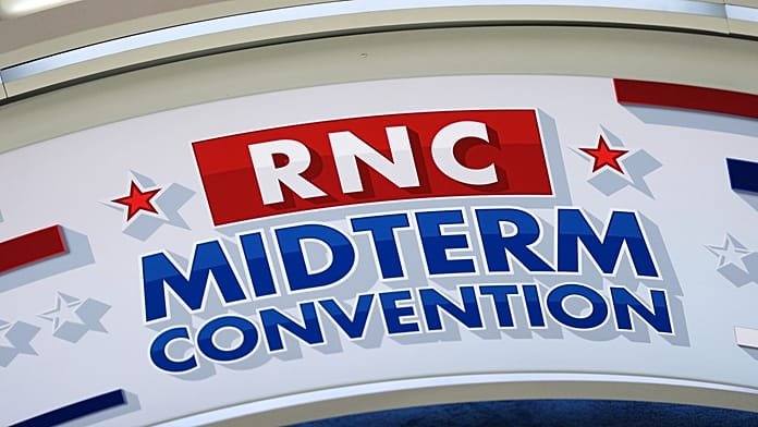 The Trump show: Republicans put president centre stage in unprecdented US midterms convention