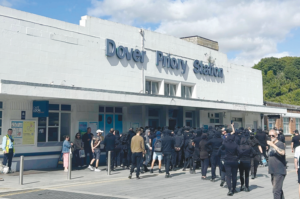 Anger at police over Dover port blockade