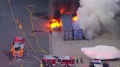 Journalist and pilot among three killed after news helicopter crashes in LA