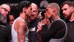 Eggs, insults & a champion with a fake beard – Garcia and Benn face off