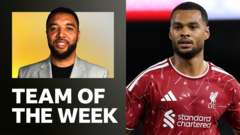 Who has made Troy's Premier League team of the week?