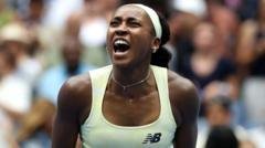Gauff saves match points to set up Rybakina semi-final