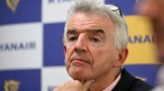 Ryanair boss Michael O'Leary apologises over 'high-fare rapists' remarks
