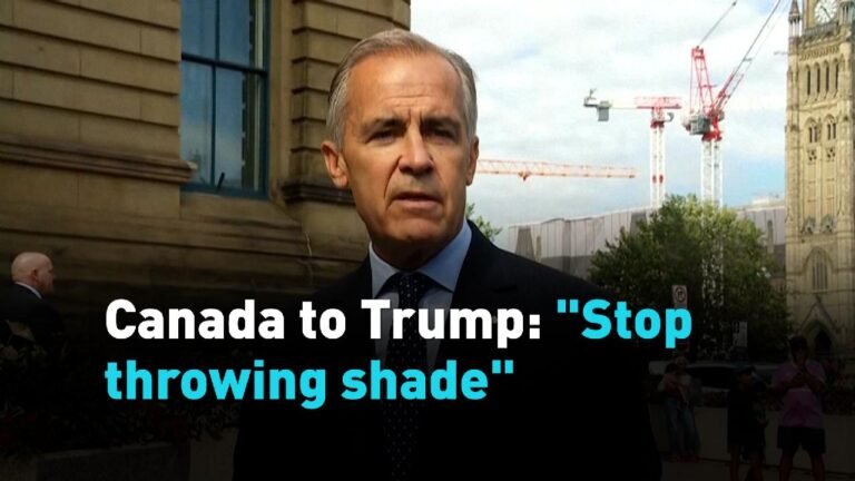 Canada to Trump: "Stop throwing shade"