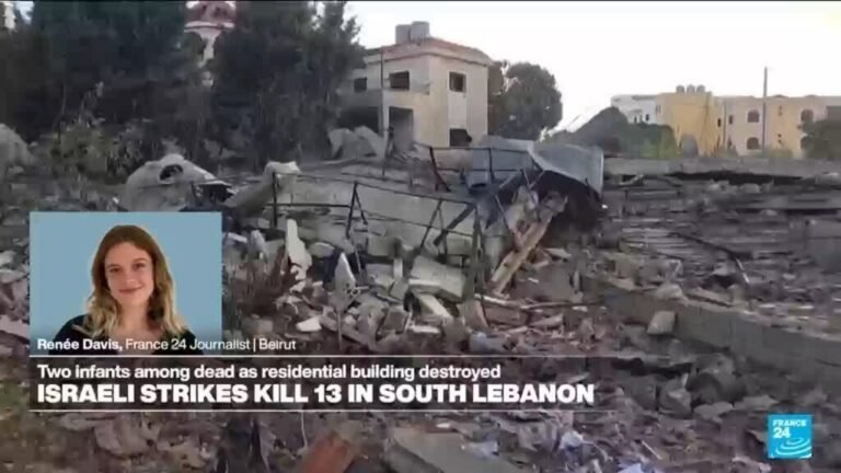 Two children among dead in Israeli strikes on Lebanon