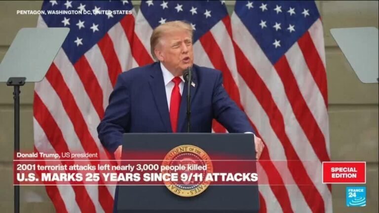 REPLAY: Trump speaks at 9/11 25th anniversary ceremony at the Pentagon