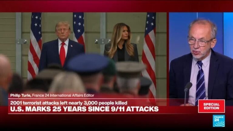 Trump uses 9/11 memorial speech to defend war in Iran
