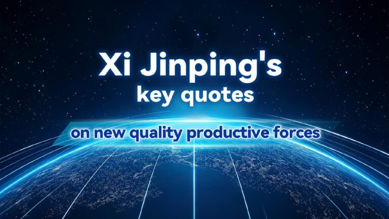 Xi Jinping's key quotes on new quality productive forces