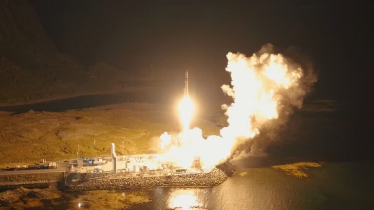 German space rocket reaches orbit in Europe's first commercial launch