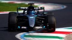 Russell leads Leclerc in Friday practice at Monza
