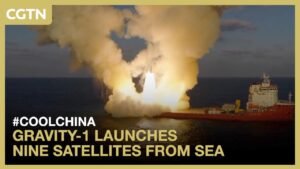 Gravity-1 launches nine satellites from sea