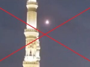 Fact check: Viral video does not show Saudi Arabia intercepting Houthi drone over Makkah