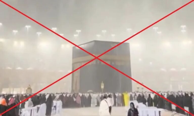 Fact check: Viral video of heavy rainfall in Masjid al-Haram is old from Oct 2024