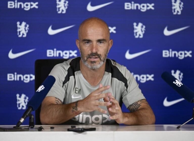 Maresca says spotlight not on him ahead of Manchester derby