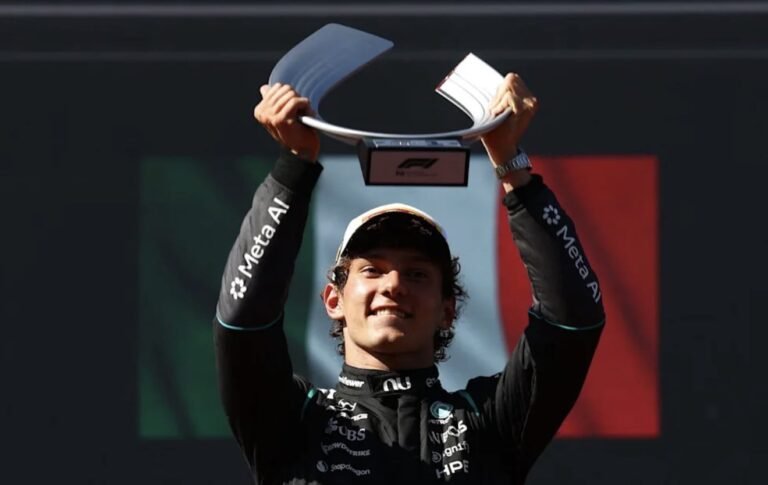 Antonelli wins Spanish GP