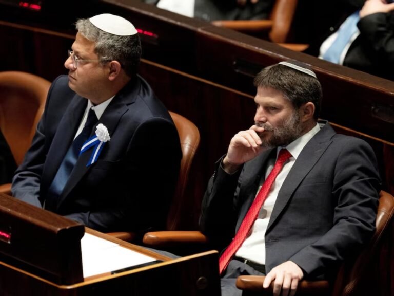 Extremist Israeli ministers call for retaliation against UK over looming sanctions