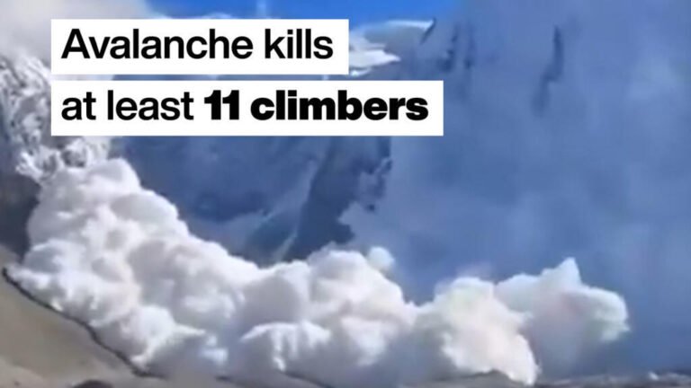 Avalanche kills at least 11 climbers in southern Russia
