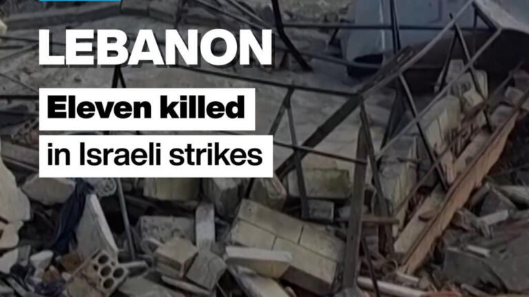 Israeli strikes on southern Lebanon kill 11