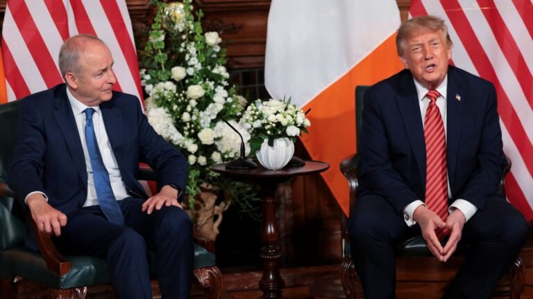 Trump calls for Irish reunification – and claims 'it will happen eventually'