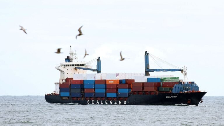 Container ship arrives in UK after landmark voyage from China via the Arctic