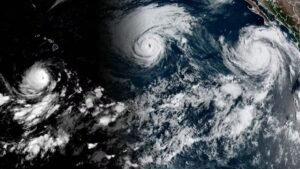Three hurricanes in Pacific show the power of El Nino