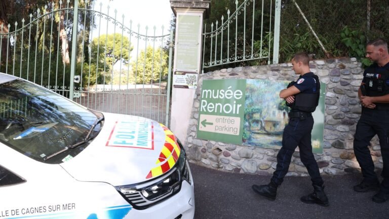 Thieves steal three paintings from Renoir Museum on French Riviera