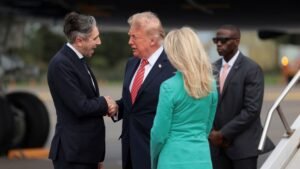 Trump arrives in Ireland as major security operation under way