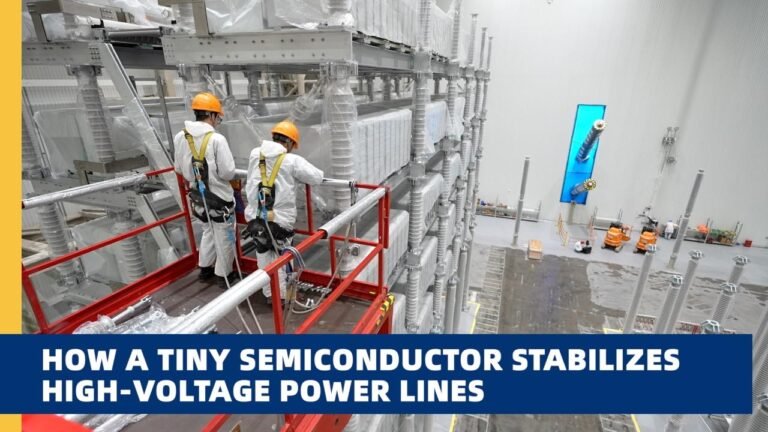 How a tiny semiconductor stabilizes high-voltage power lines